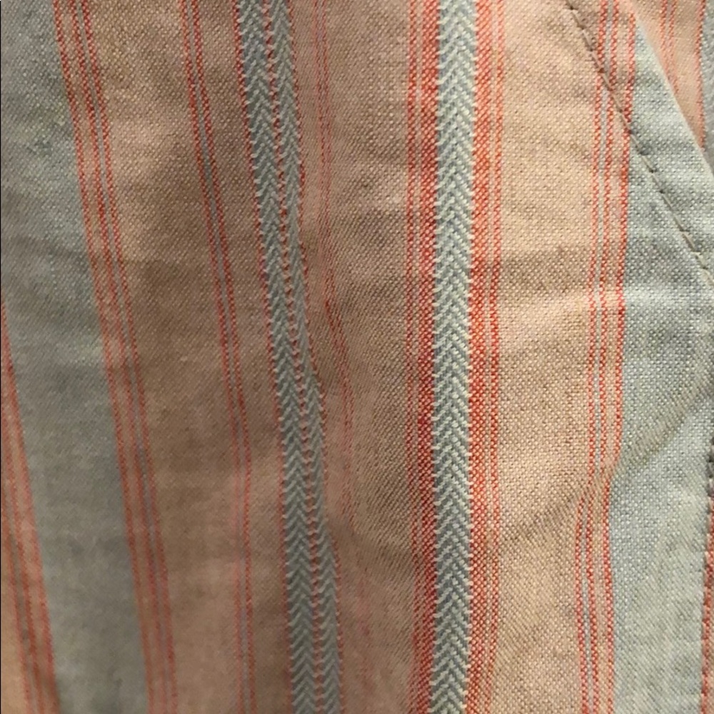 Size 12 Madewell Jumpsuit cotton pink/blue/tan - Picture 5 of 7